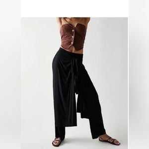 FREE PEOPLE Convertible On- Piece Black Wrap Pants,  M EXCELLENT!